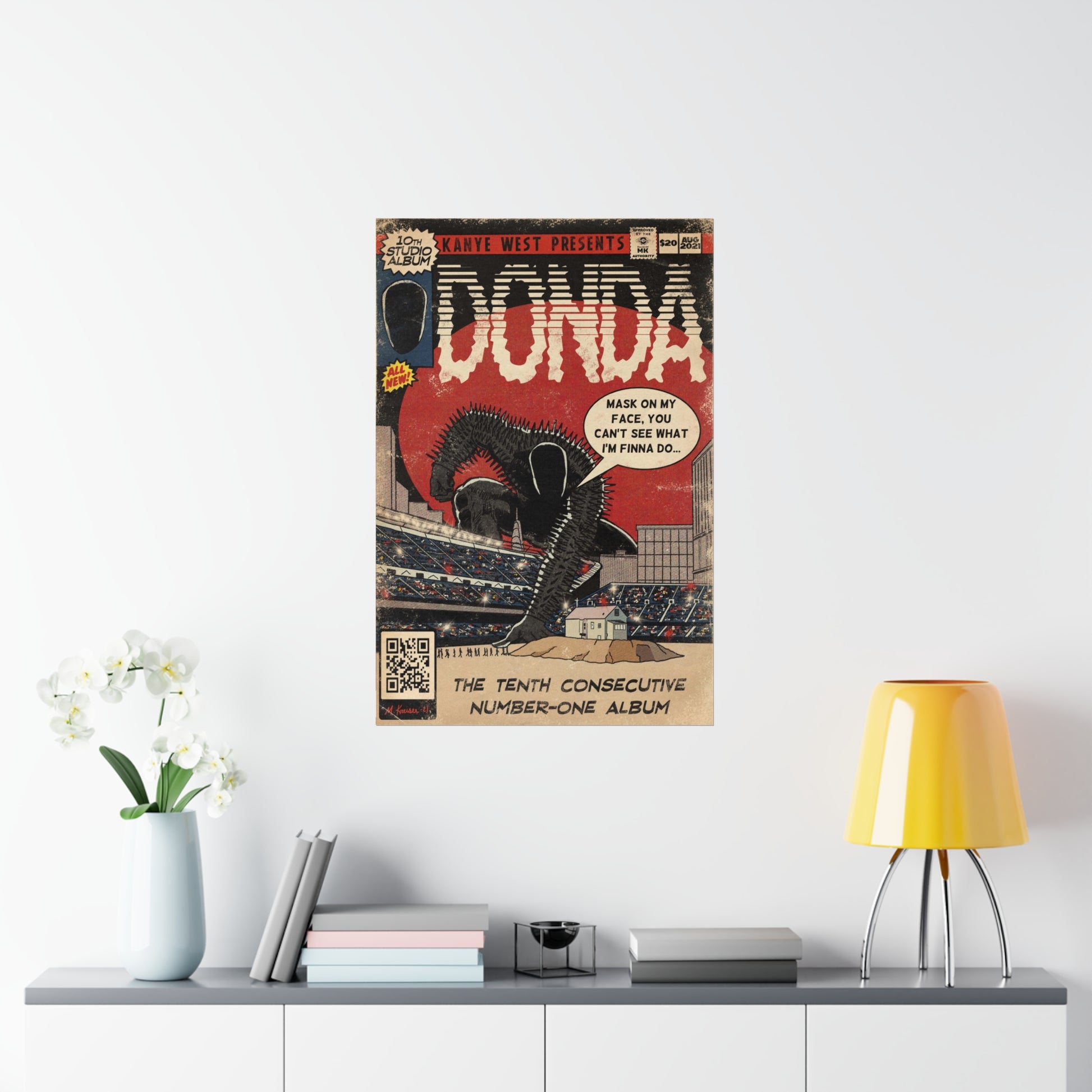 Kanye West - DONDA - Vertical Matte Poster