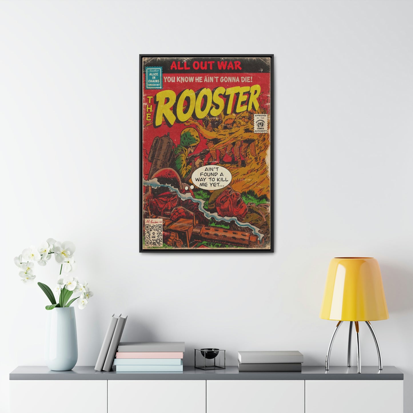 Alice In Chains - Rooster - Gallery Canvas Wraps, Vertical Frame