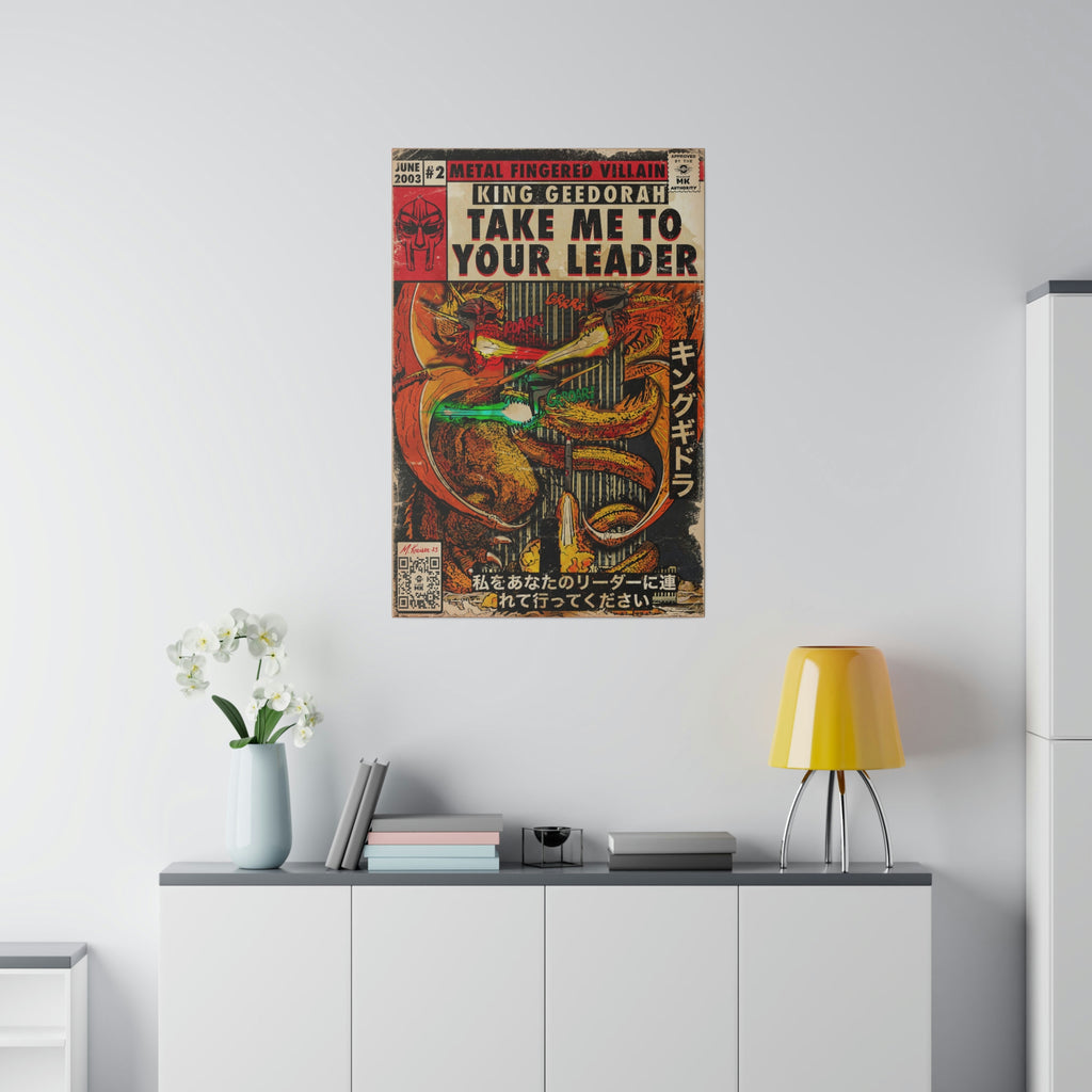 Take Me To Your Leader -  Matte Canvas, Stretched, 0.75"