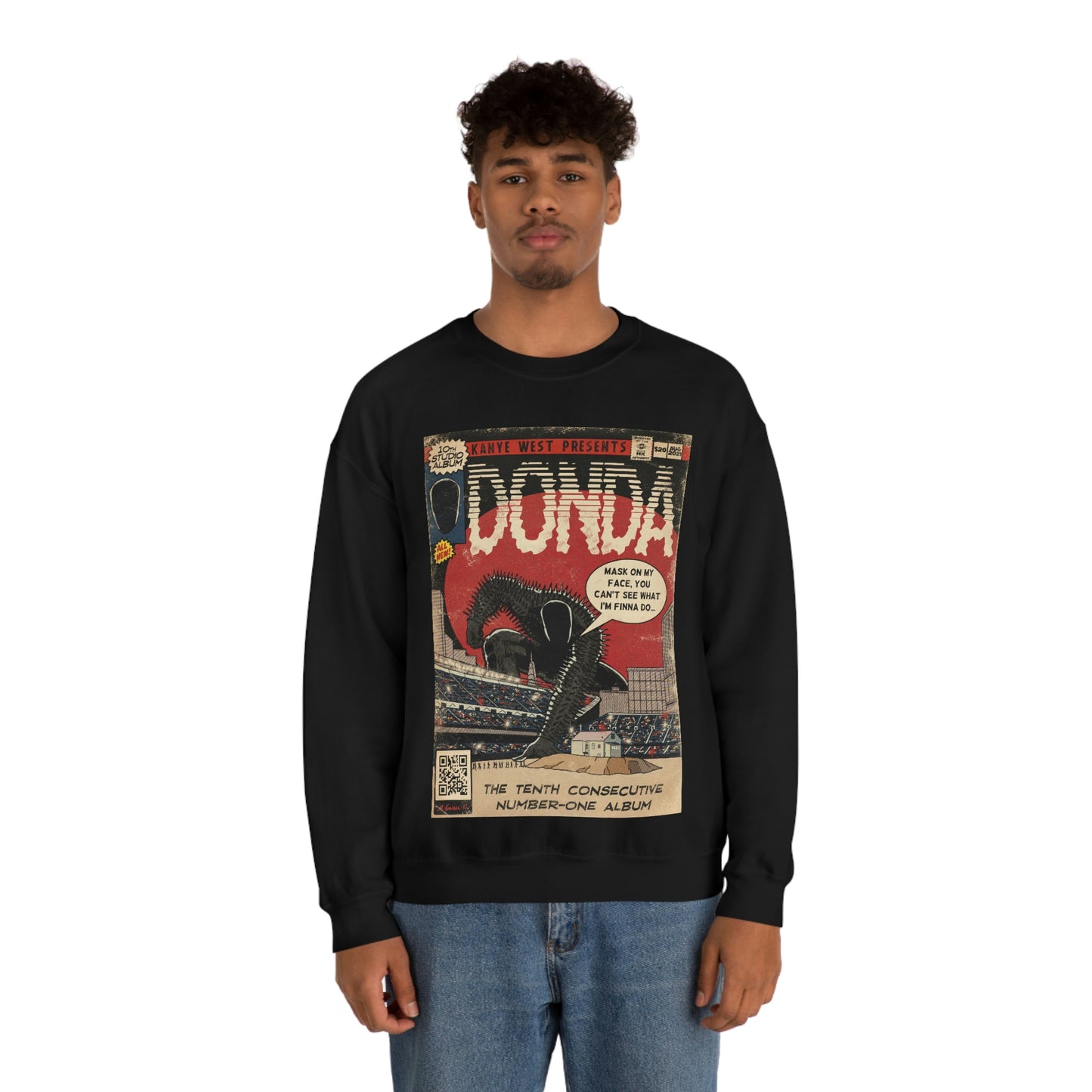 Kanye West - DONDA - Unisex Heavy Blend™ Crewneck Sweatshirt