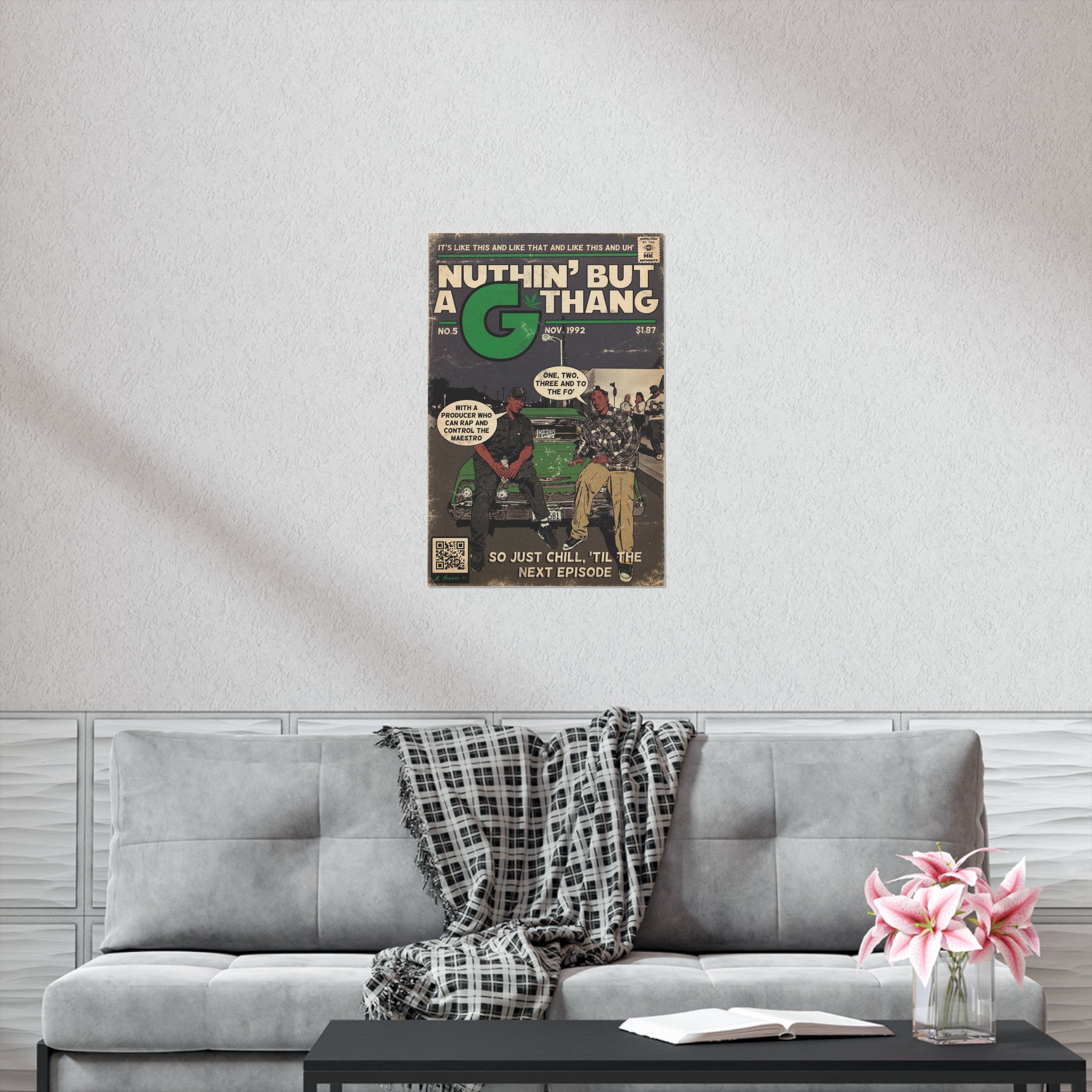 Dr. Dre & Snoop Dogg - Nothin But A G Thang - Vertical Matte Poster