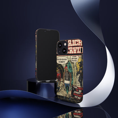 Get Rich Or Die Tryin - Comic Art Tough Phone Cases