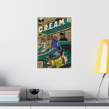 C.R.E.A.M - Comic Book Art - Vertical Matte Poster