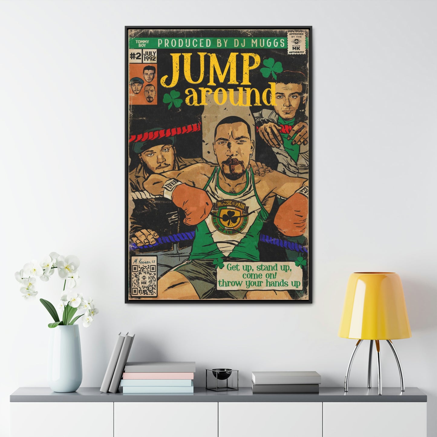 House of Pain - Jump Around -  Gallery Canvas Wraps, Vertical Frame