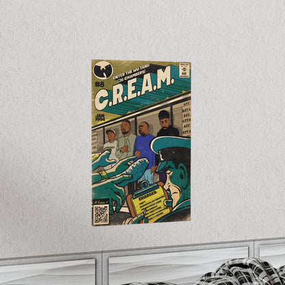 C.R.E.A.M - Comic Book Art - Vertical Matte Poster