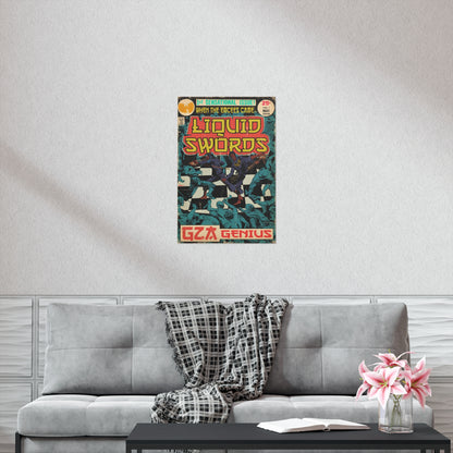 GZA/Genius - Liquid Swords - Wu-Tang - Vertical Matte Poster