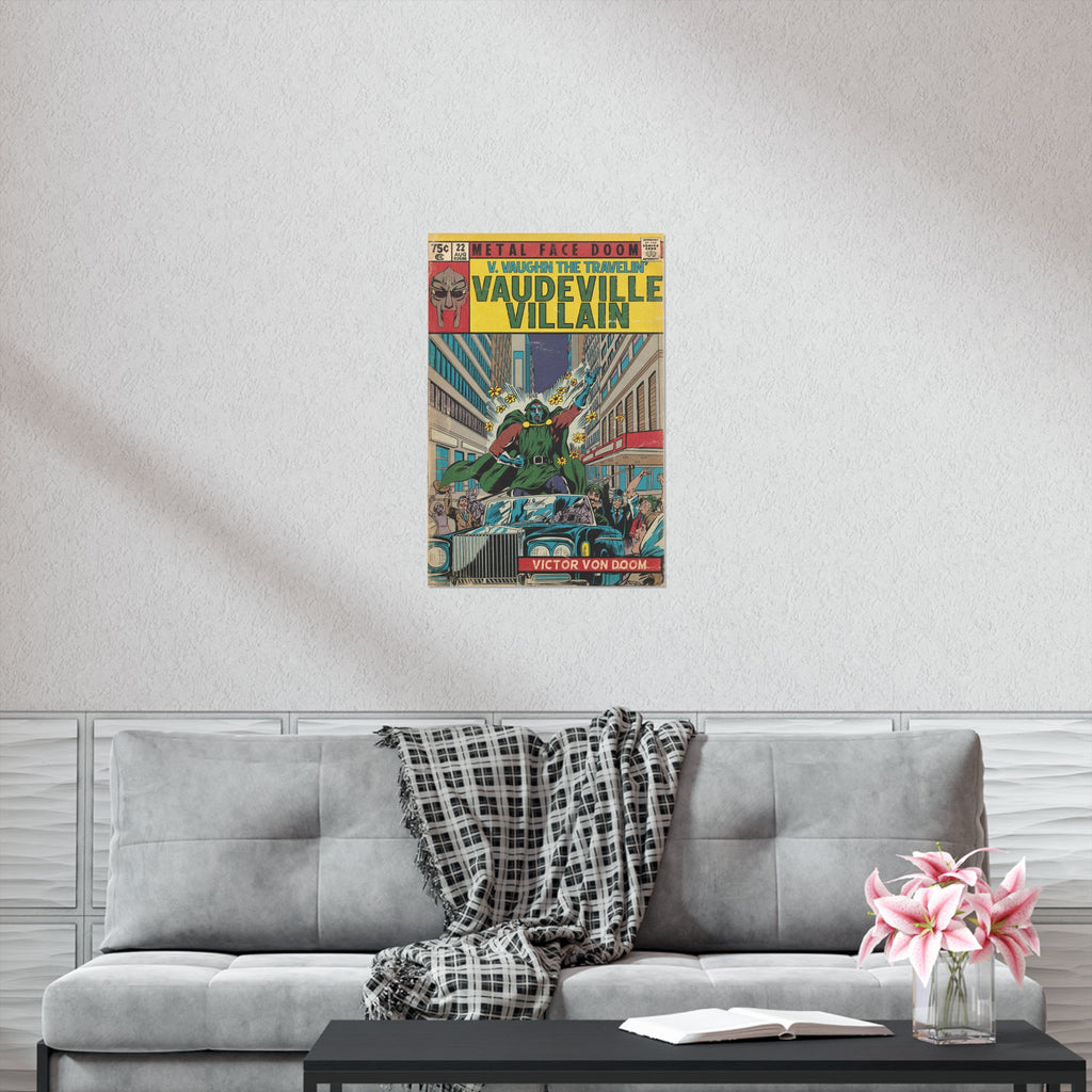 Vaudeville Villain - Vertical Matte Poster