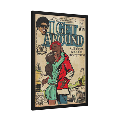 2Pac - I Get Around - Tupac - Framed Paper Posters