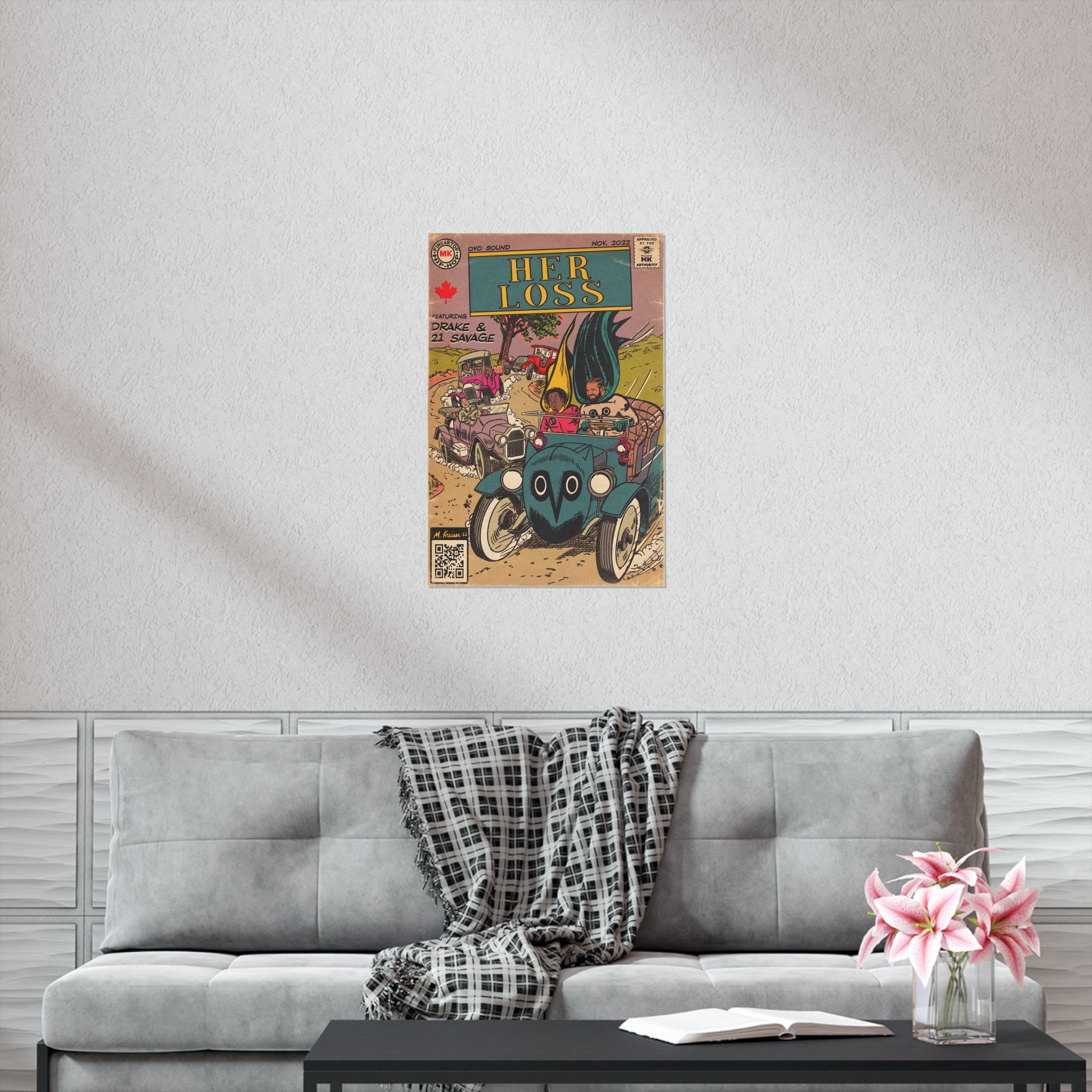 Her Loss - Vertical Matte Poster