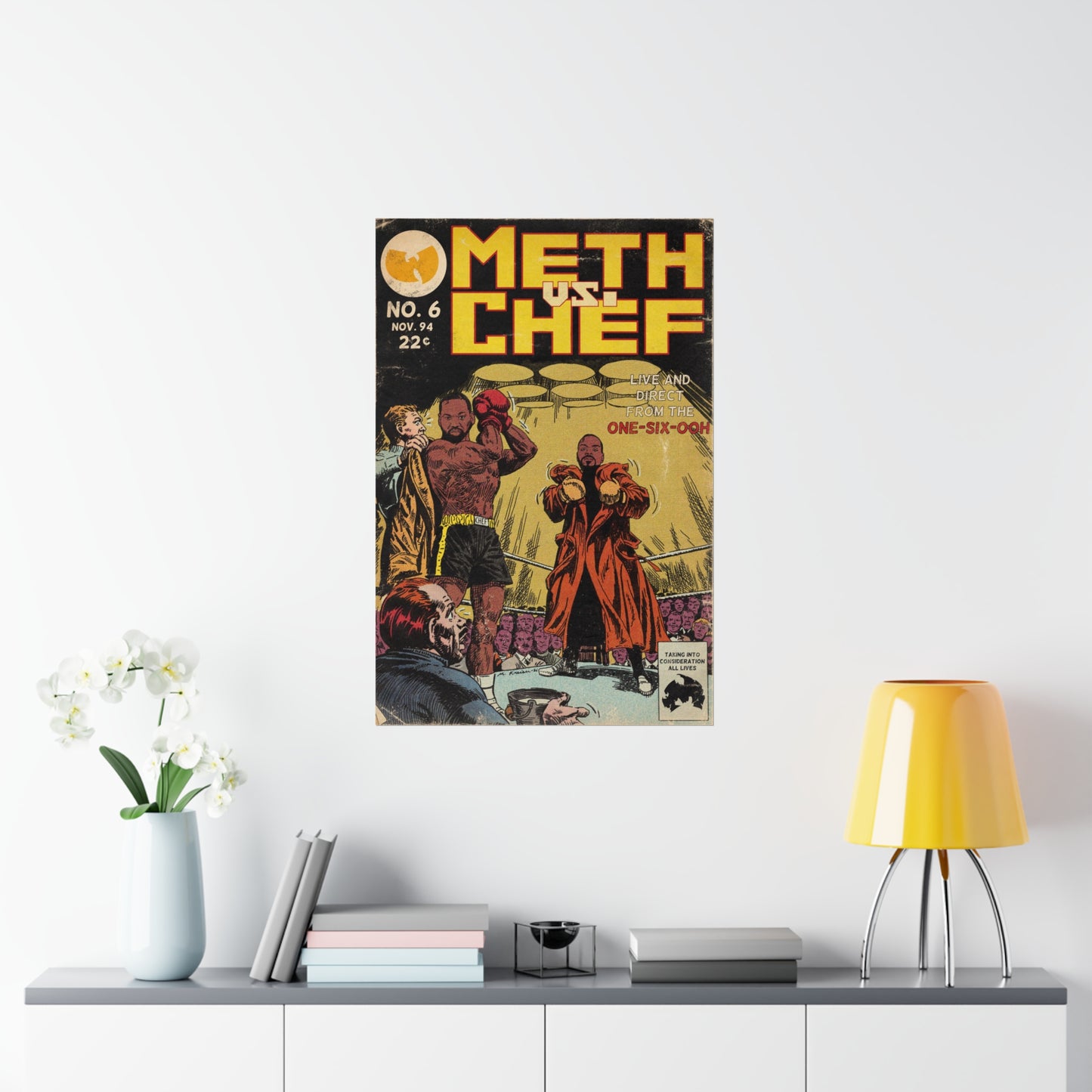 Method Man - Meth vs Chef - Raekwon - Vertical Matte Poster