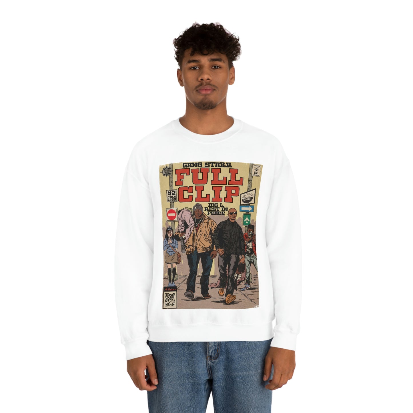 Gang Starr - Full Clip - Unisex Heavy Blend™ Crewneck Sweatshirt