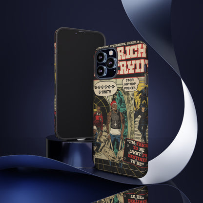 Get Rich Or Die Tryin - Comic Art Tough Phone Cases