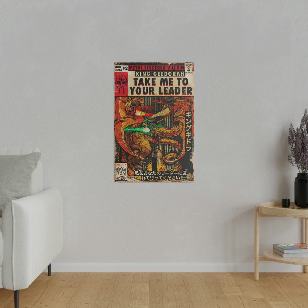 Take Me To Your Leader -  Matte Canvas, Stretched, 0.75"