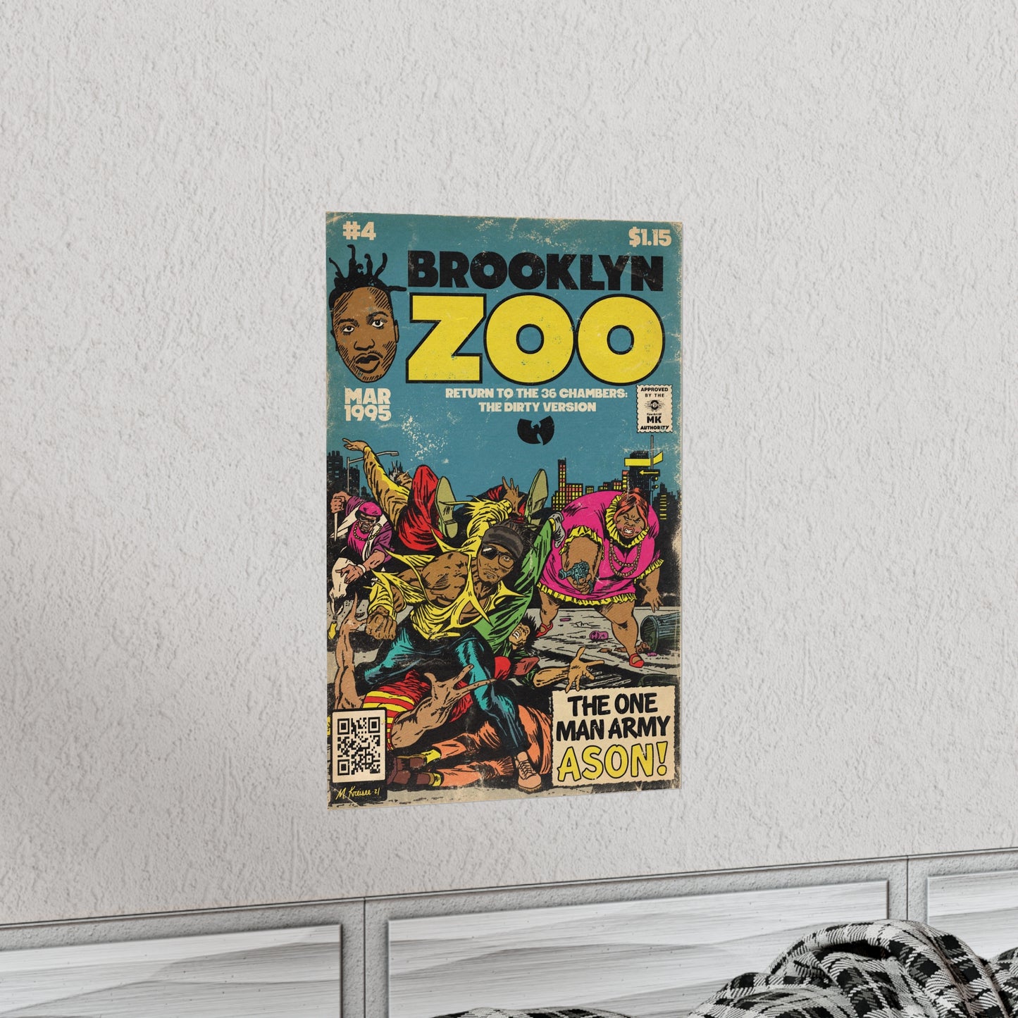 Ol’ Dirty Bastard - Brooklyn Zoo - ODB - Vertical Matte Poster
