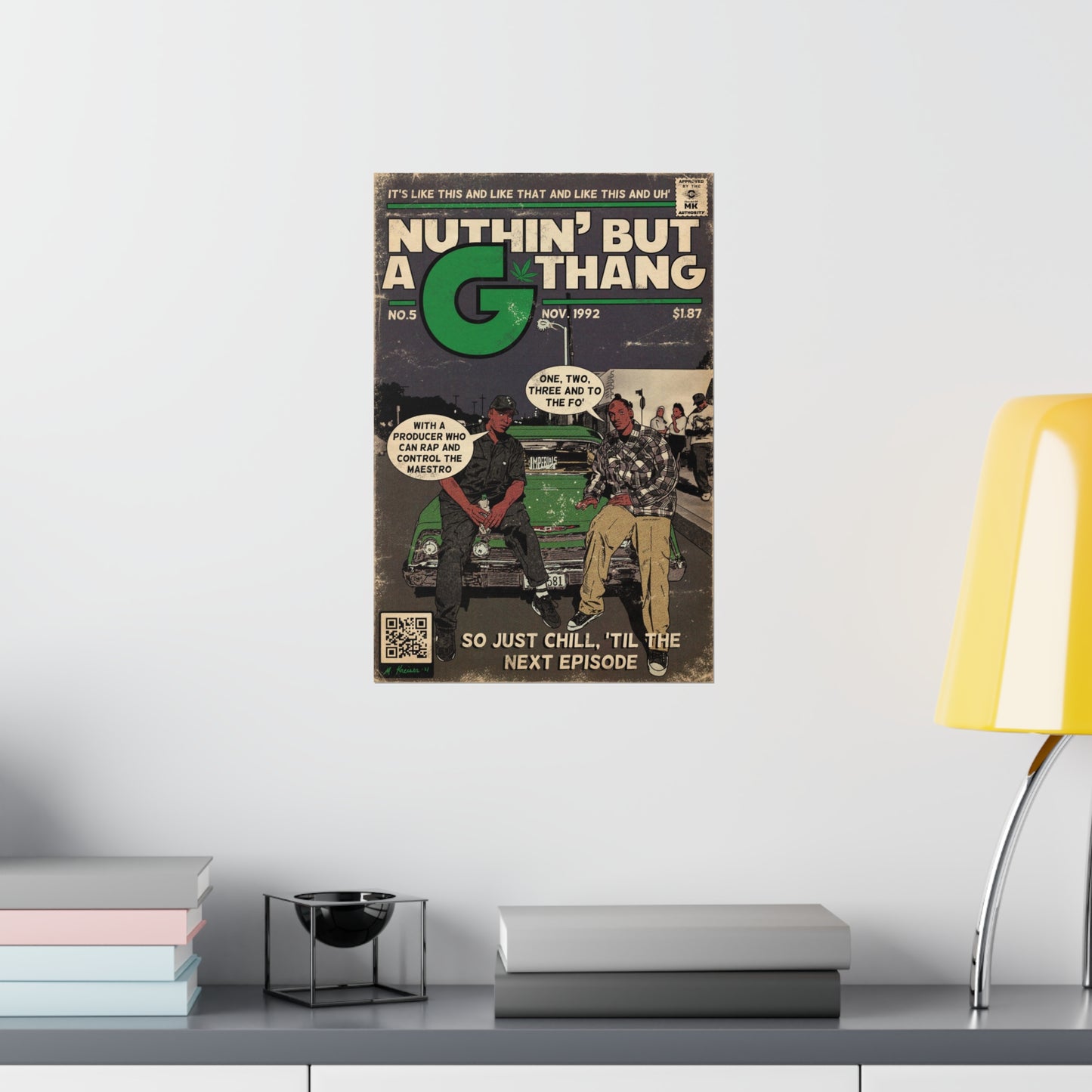 Dr. Dre & Snoop Dogg - Nothin But A G Thang - Vertical Matte Poster