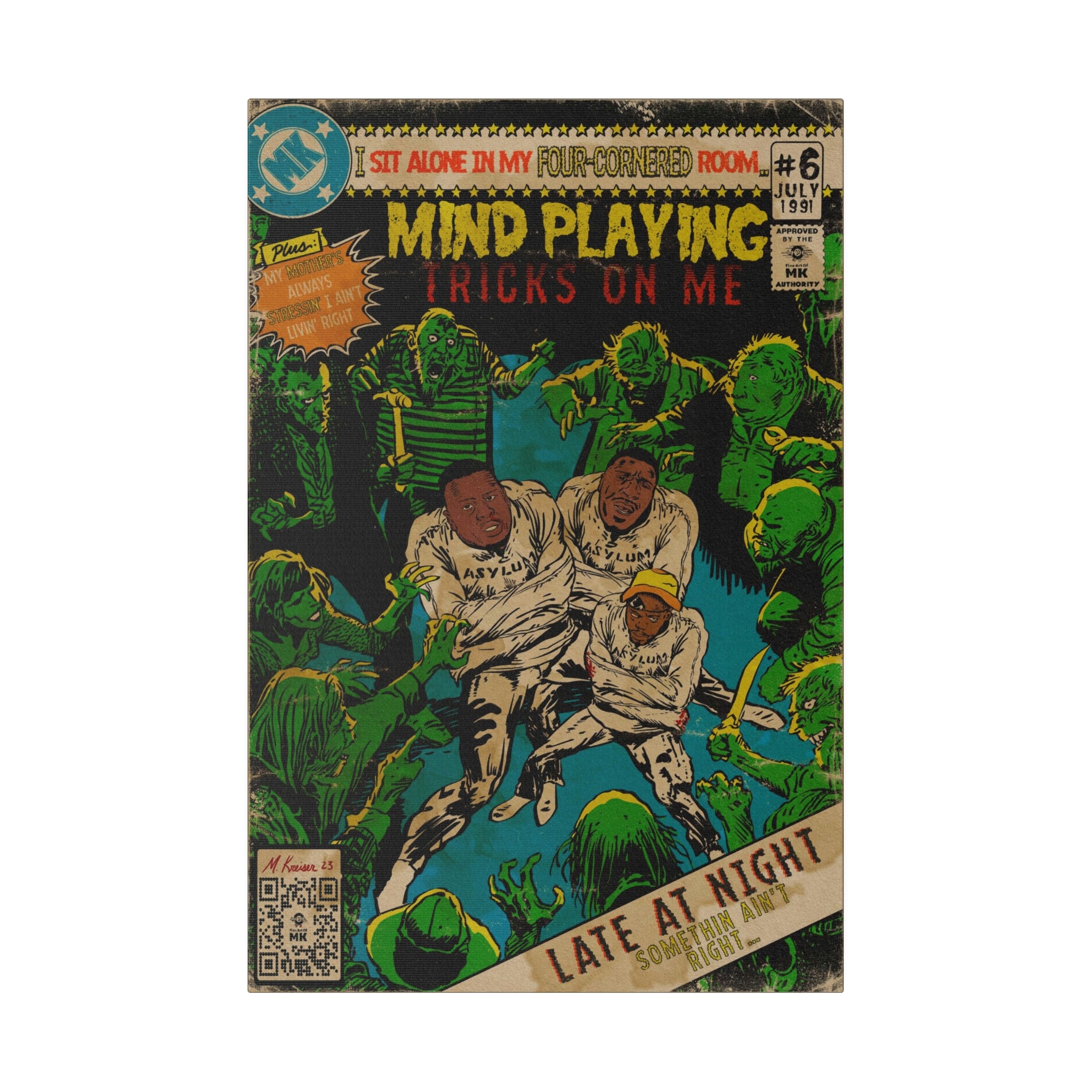 Mind Playing Tricks - Matte Canvas, Stretched, 0.75"