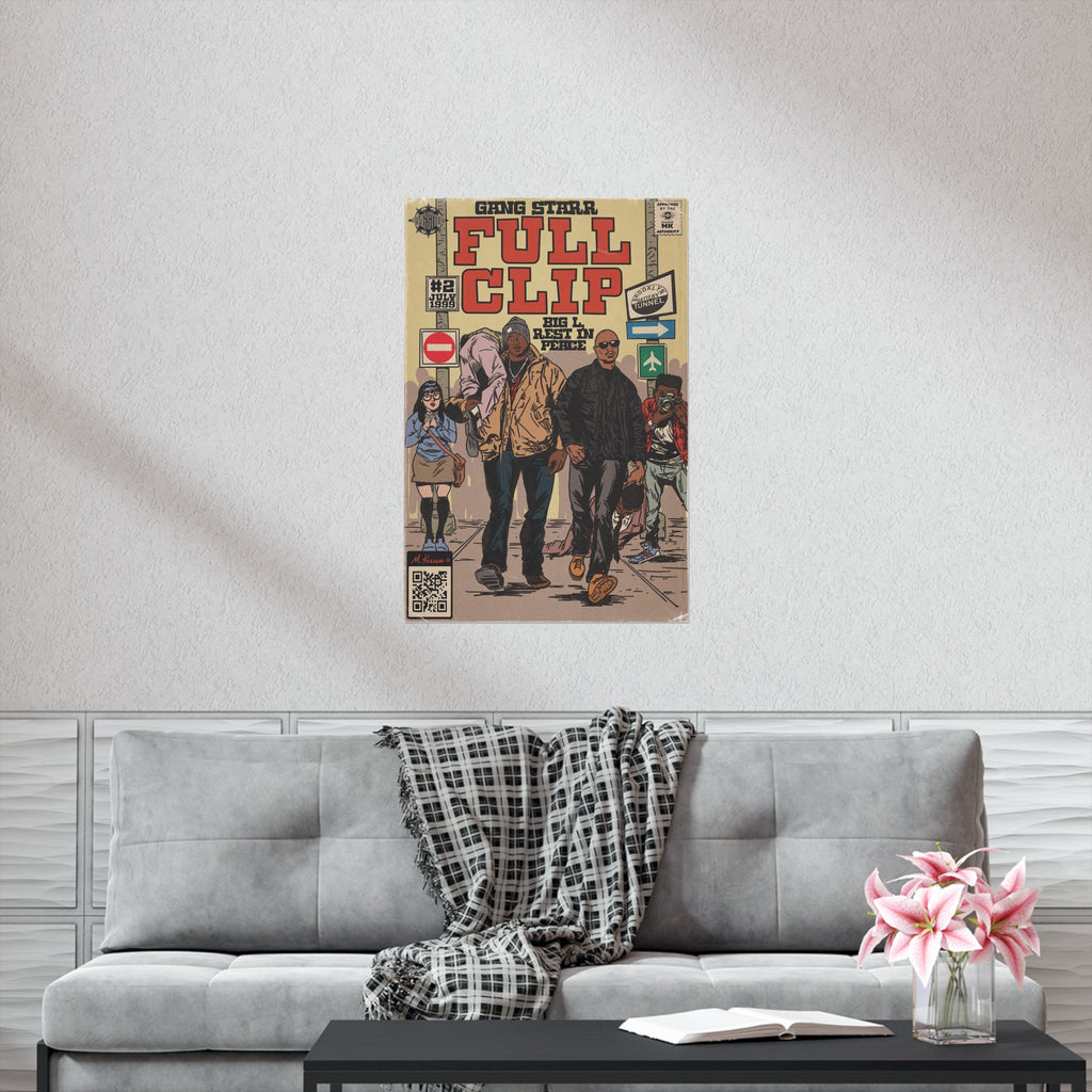 Full Clip - Vertical Matte Poster