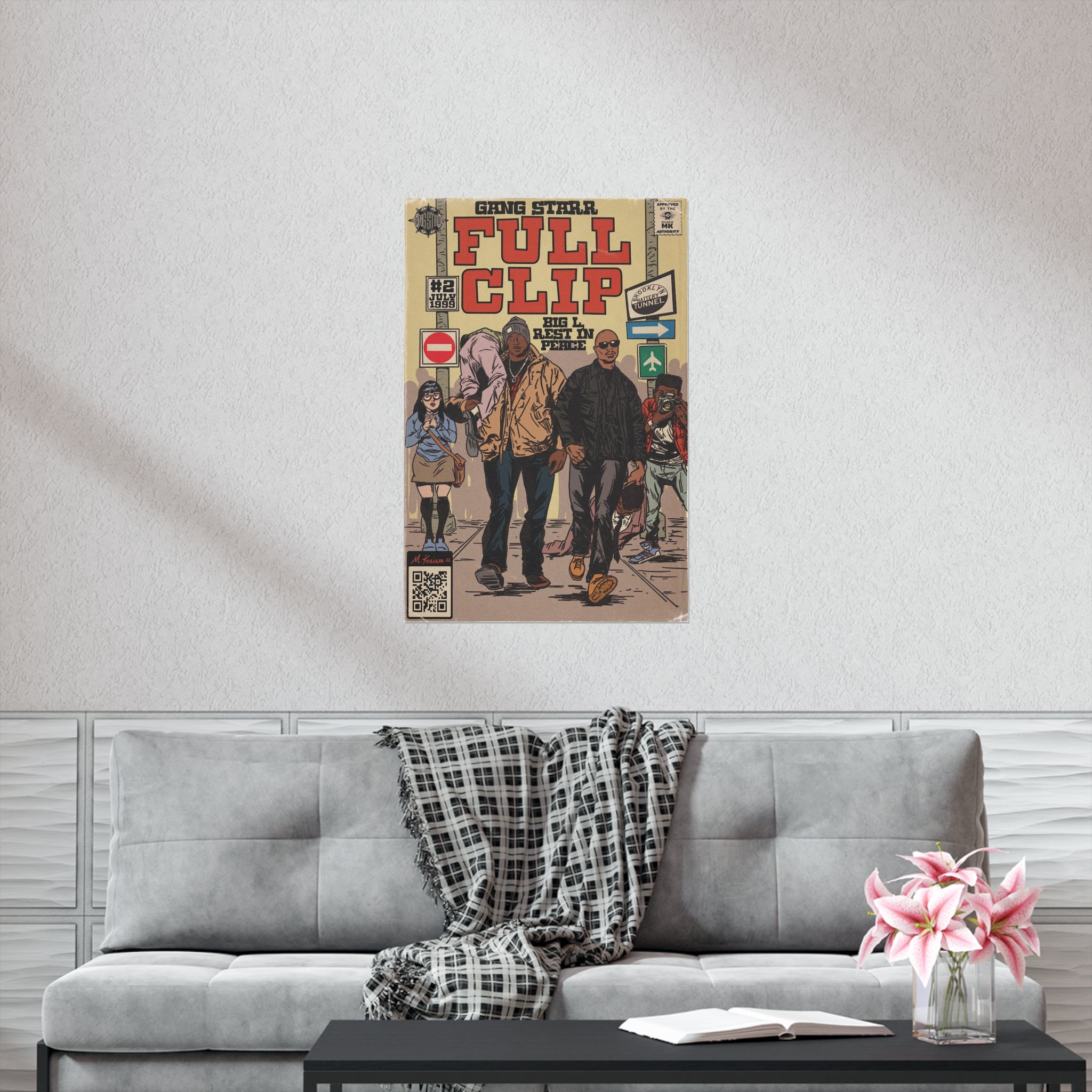Full Clip - Vertical Matte Poster