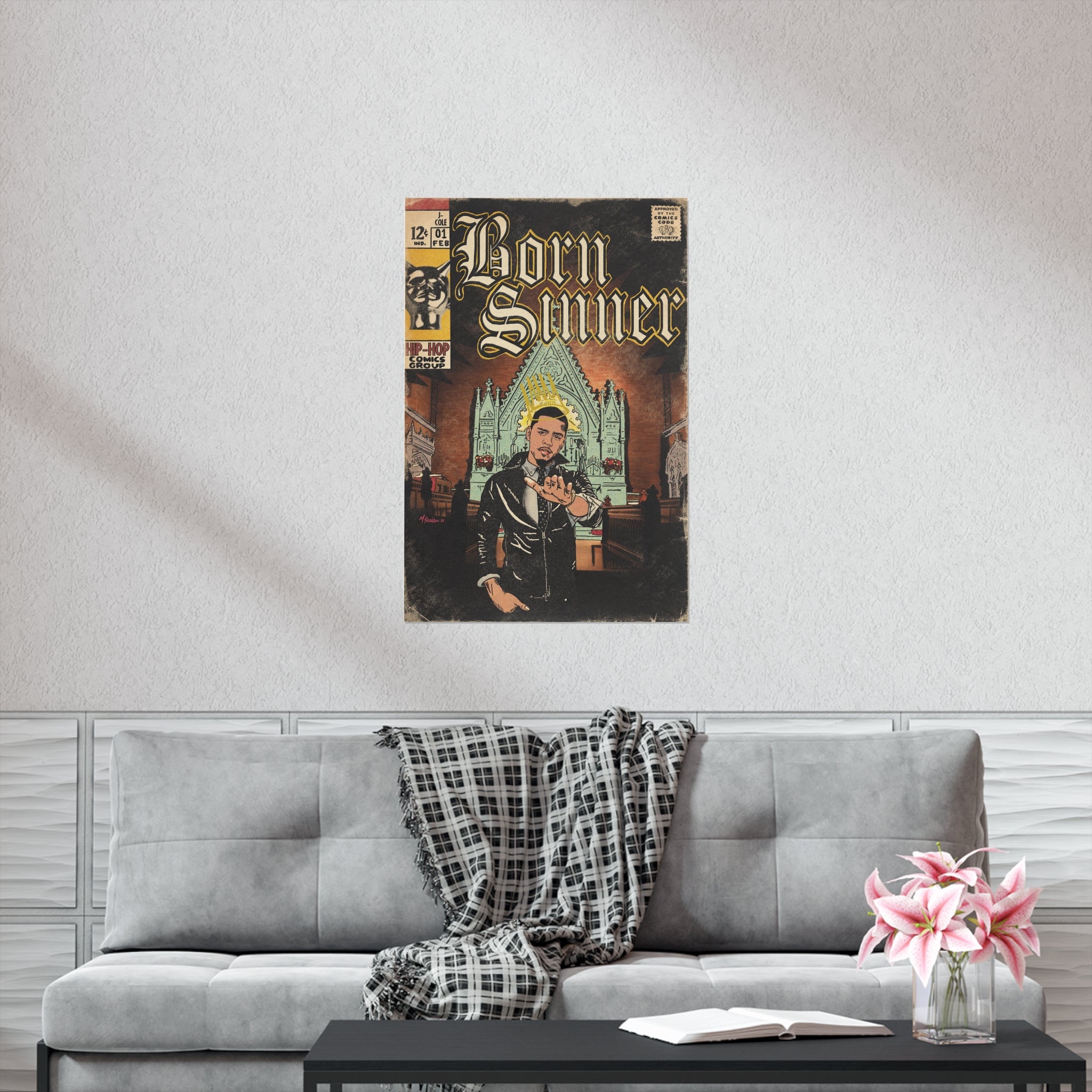 Born Sinner - Vertical Matte Poster