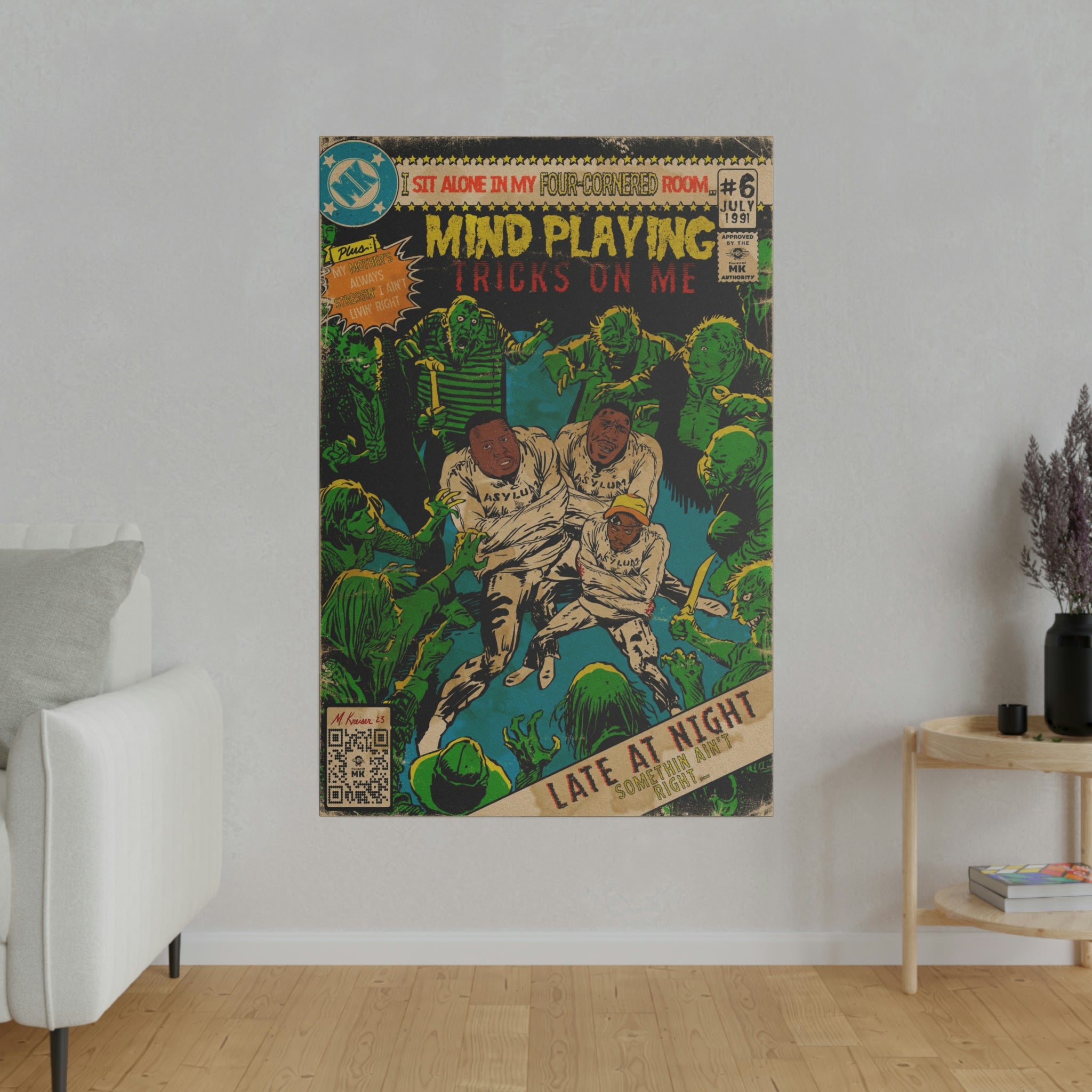 Mind Playing Tricks - Matte Canvas, Stretched, 0.75"