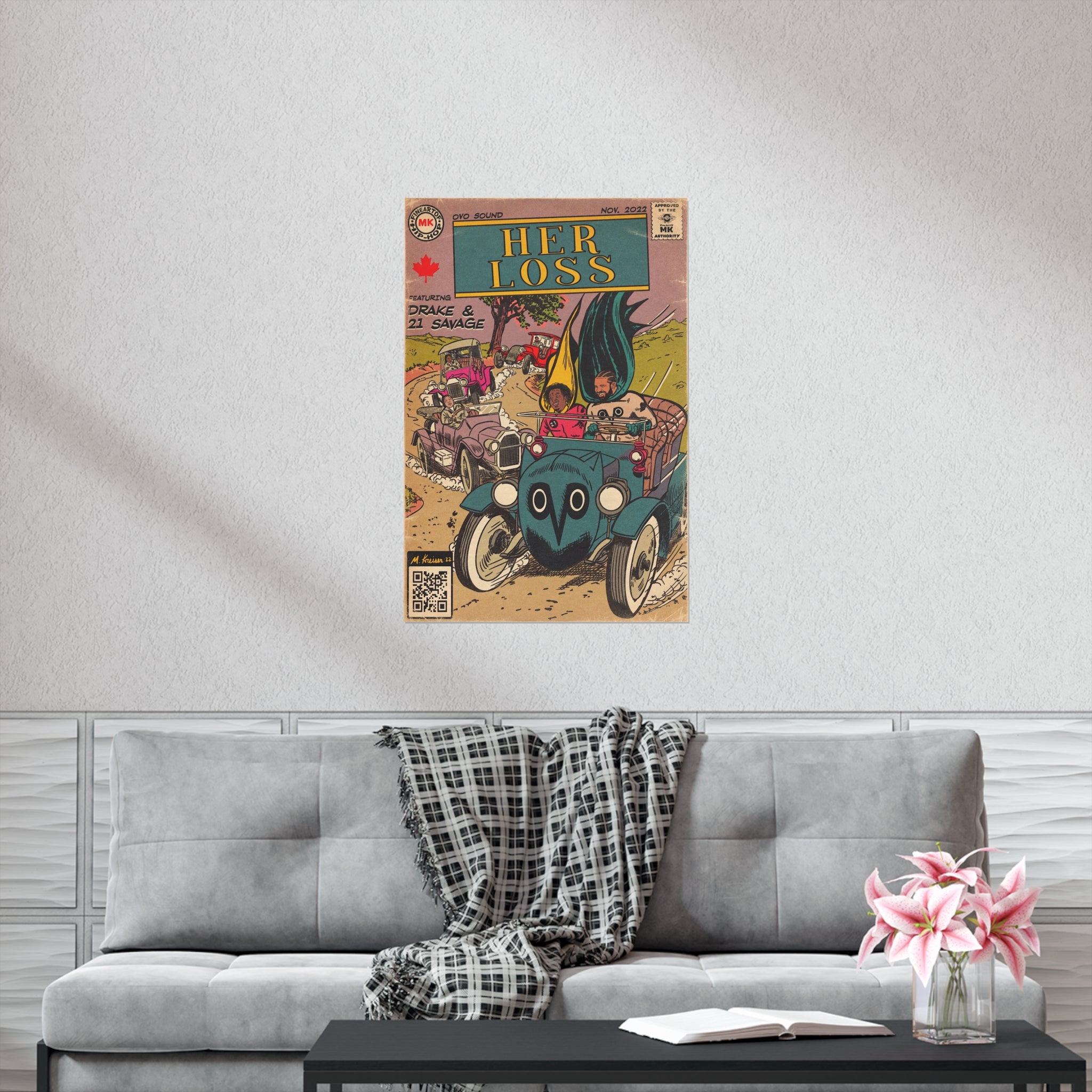 Her Loss - Vertical Matte Poster
