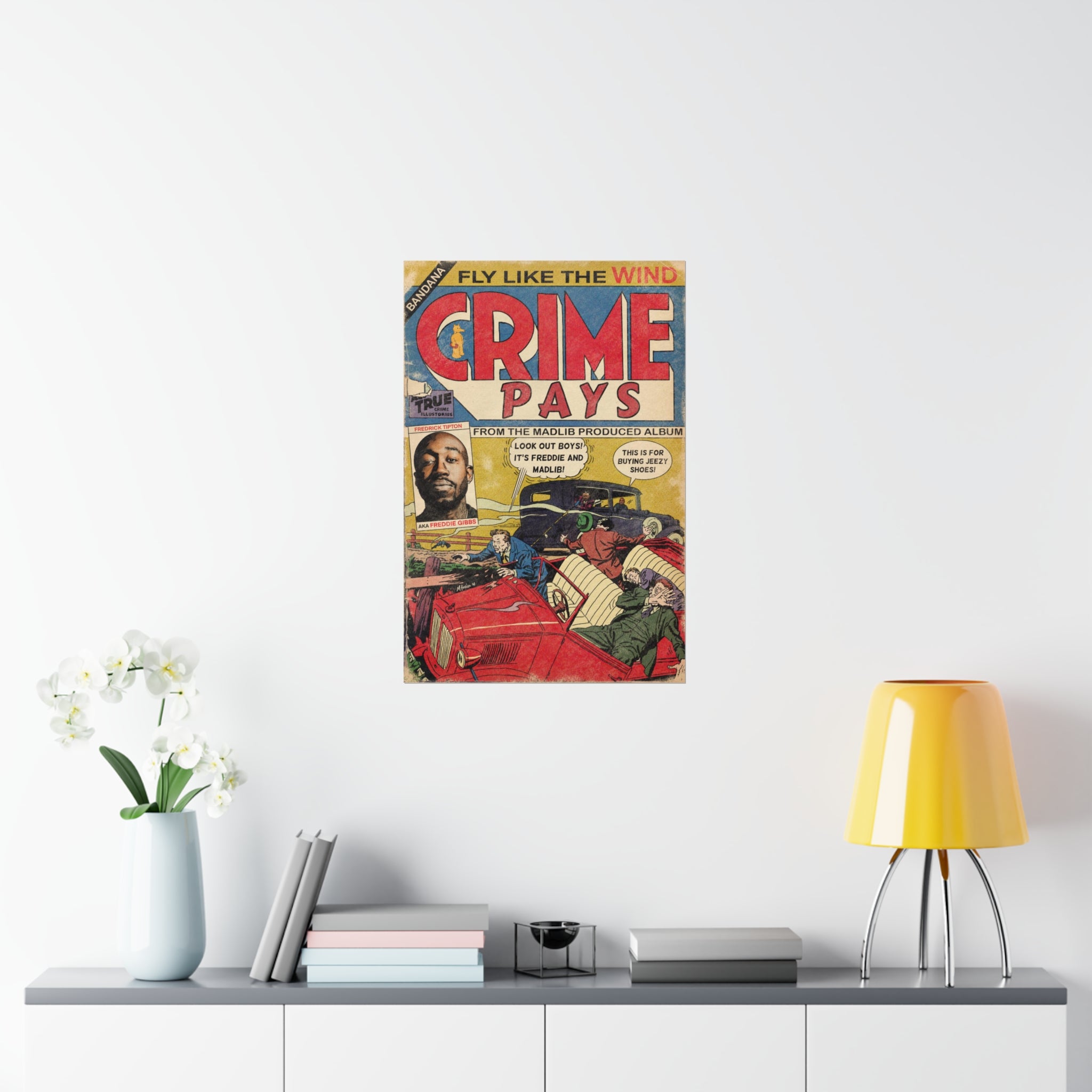 Crime Pays - Vertical Matte Poster