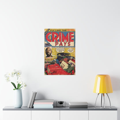 Freddie Gibbs - Crime Pays - Madlib - Vertical Matte Poster