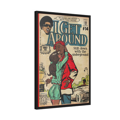 2Pac - I Get Around - Tupac - Gallery Canvas Wraps, Vertical Frame
