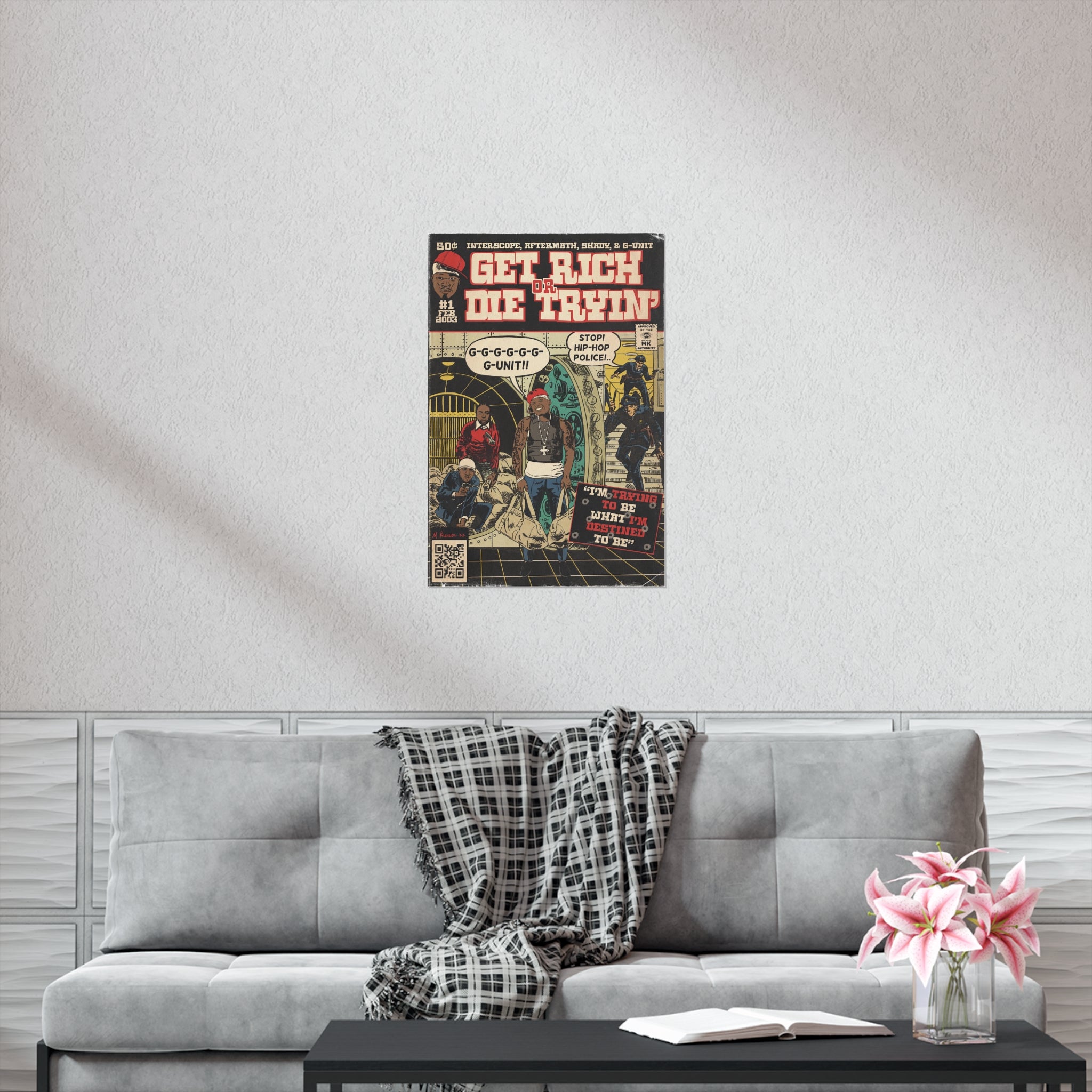 Get Rich Or Die Tryin’ - G-Unit - Vertical Matte Poster