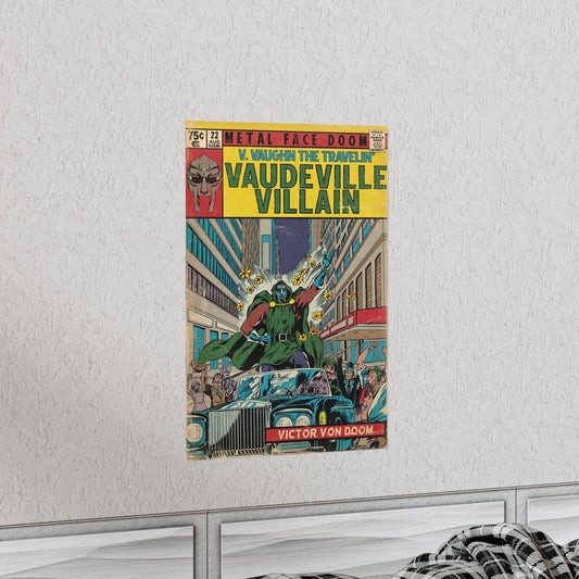 Vaudeville Villain - Vertical Matte Poster