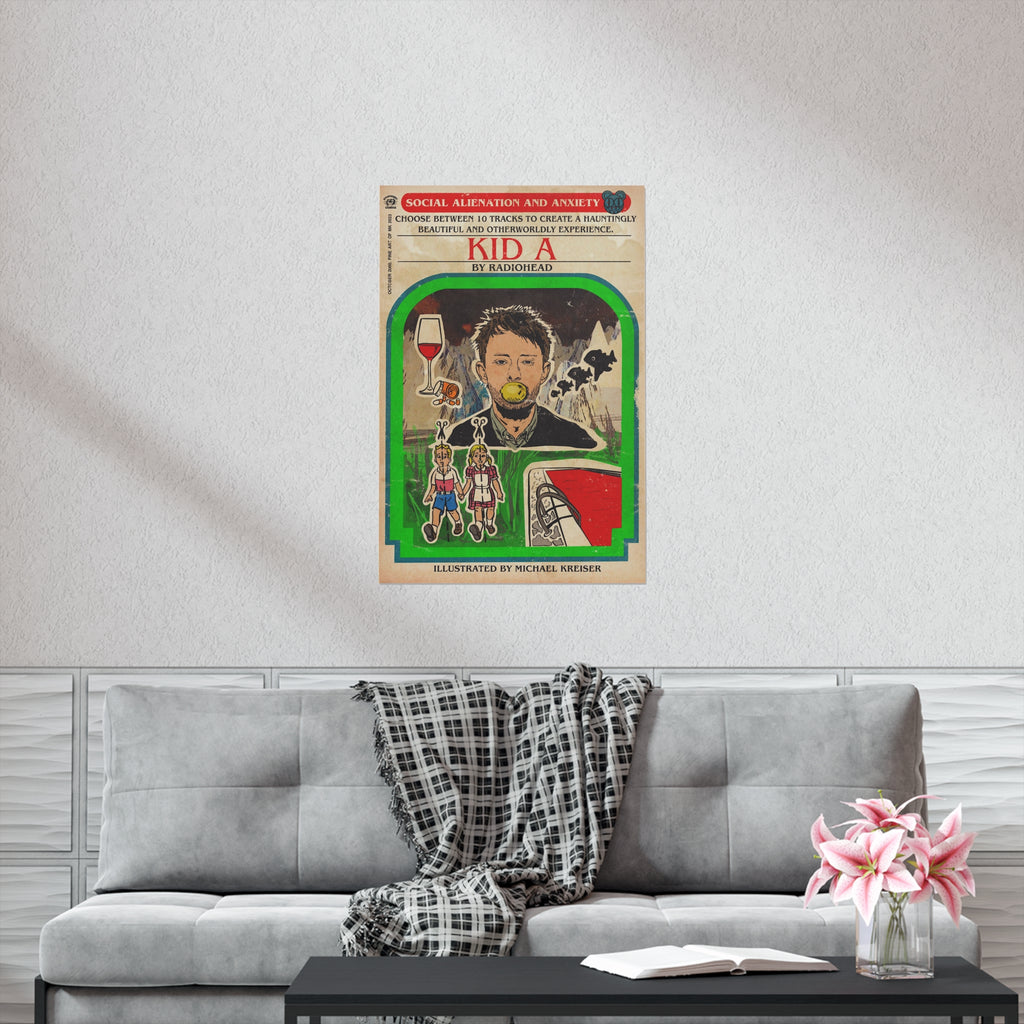 Kid A - Vertical Matte Posters