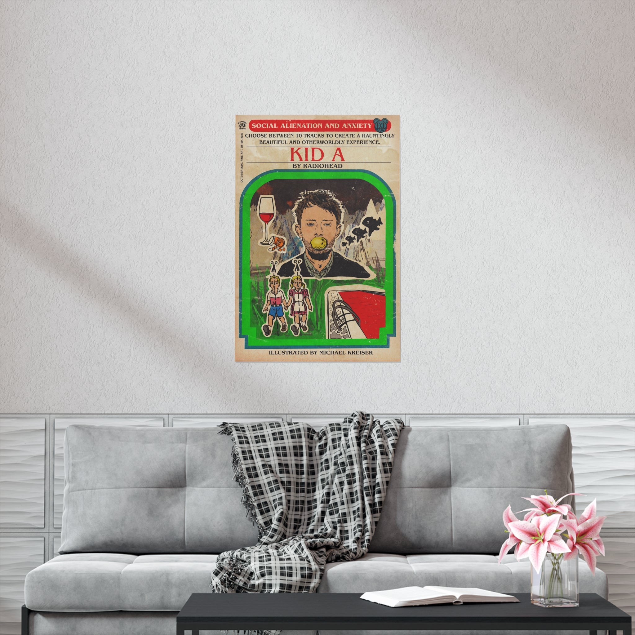Kid A - Vertical Matte Posters