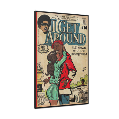 2Pac - I Get Around - Tupac - Gallery Canvas Wraps, Vertical Frame