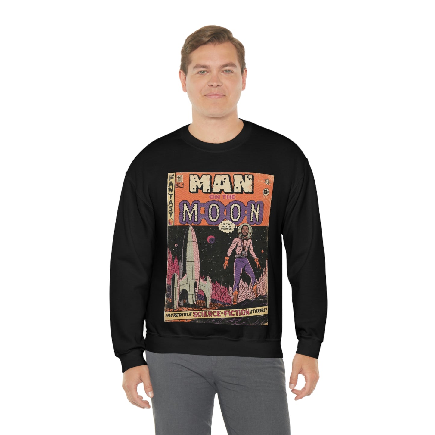 Kid Cudi - Man on the Moon - Unisex Heavy Blend™ Crewneck Sweatshirt