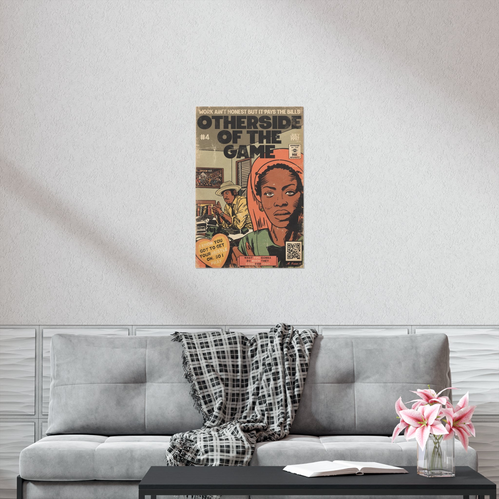 Otherside Of The Game - Andre 3000 - Vertical Matte Poster