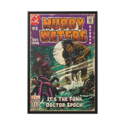 Redman - Muddy Waters - Matte Canvas, Black Frame