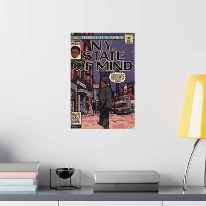 Nas - NY State Of Mind - Vertical Matte Poster