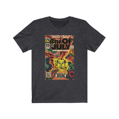 Soundgarden - 4th Of July - Grunge Comic Art - Unisex Jersey Short Sleeve Tee