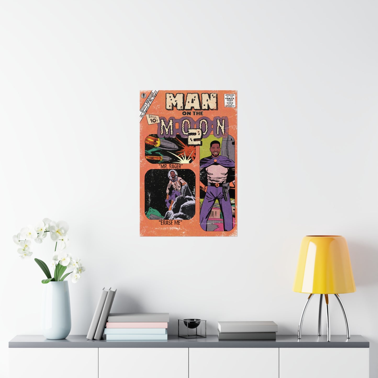 Kid Cudi - Man On The Moon 2 - Vertical Matte Poster