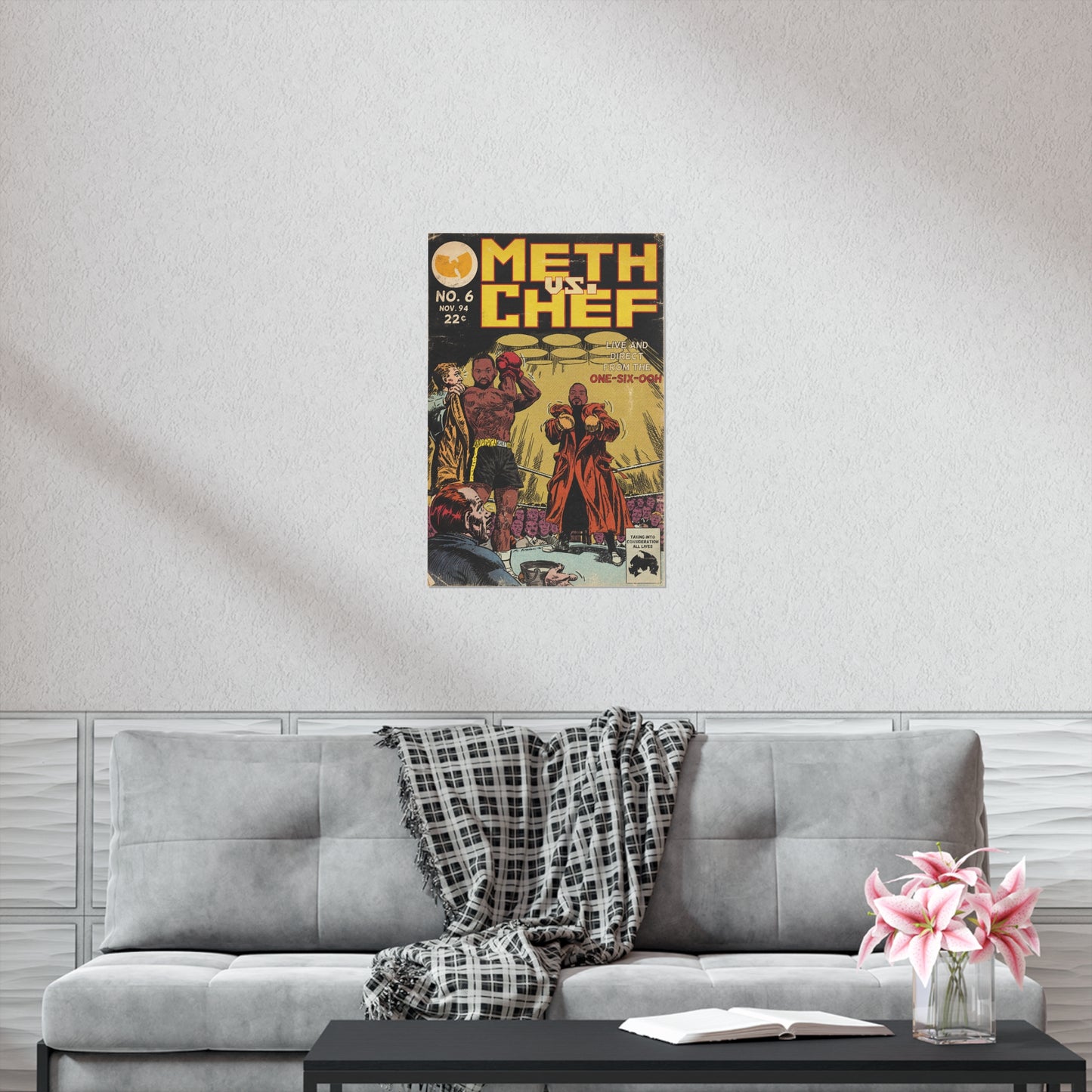 Method Man - Meth vs Chef - Raekwon - Vertical Matte Poster