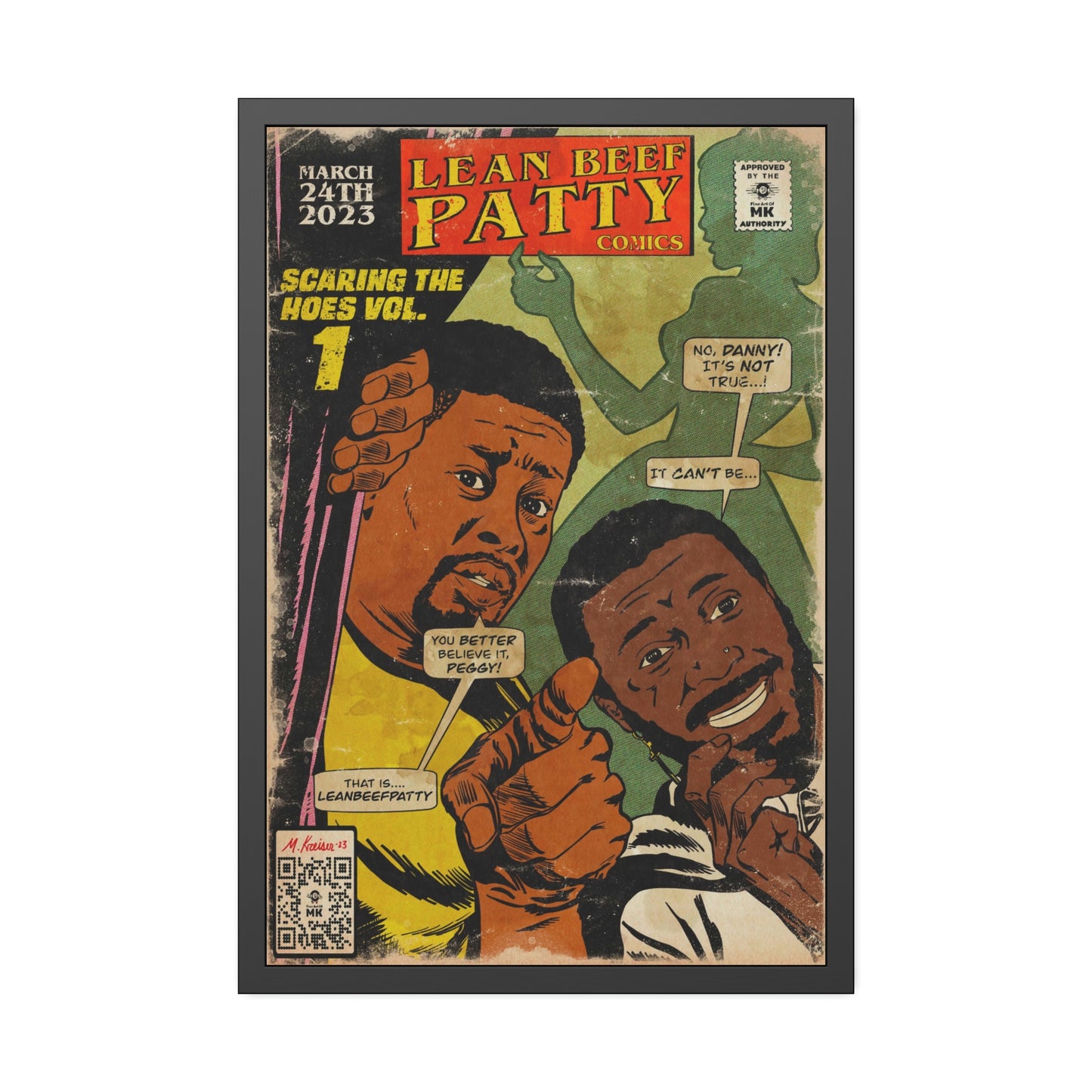 Danny Brown & JPEGMAFIA - Lean Beef Patty - Framed Paper Posters