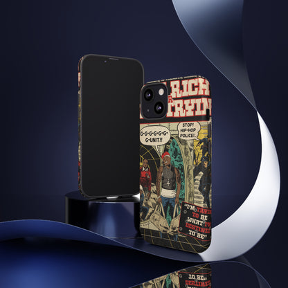 Get Rich Or Die Tryin - Comic Art Tough Phone Cases