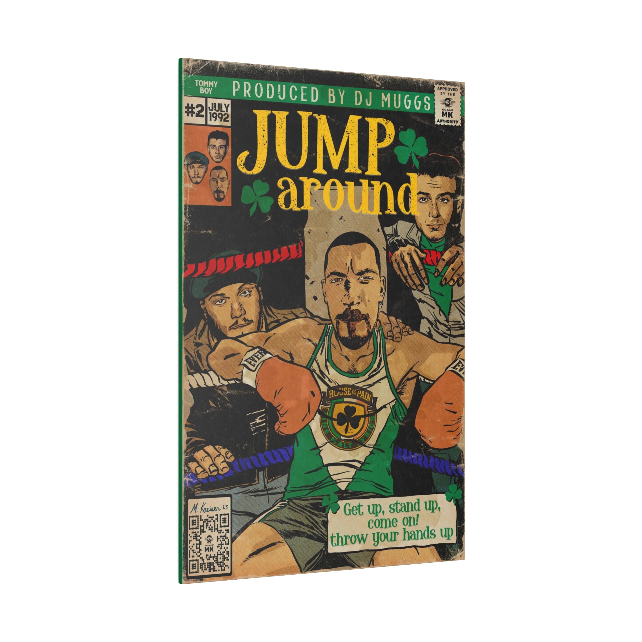 Jump Around -  Matte Canvas, Stretched, 0.75"