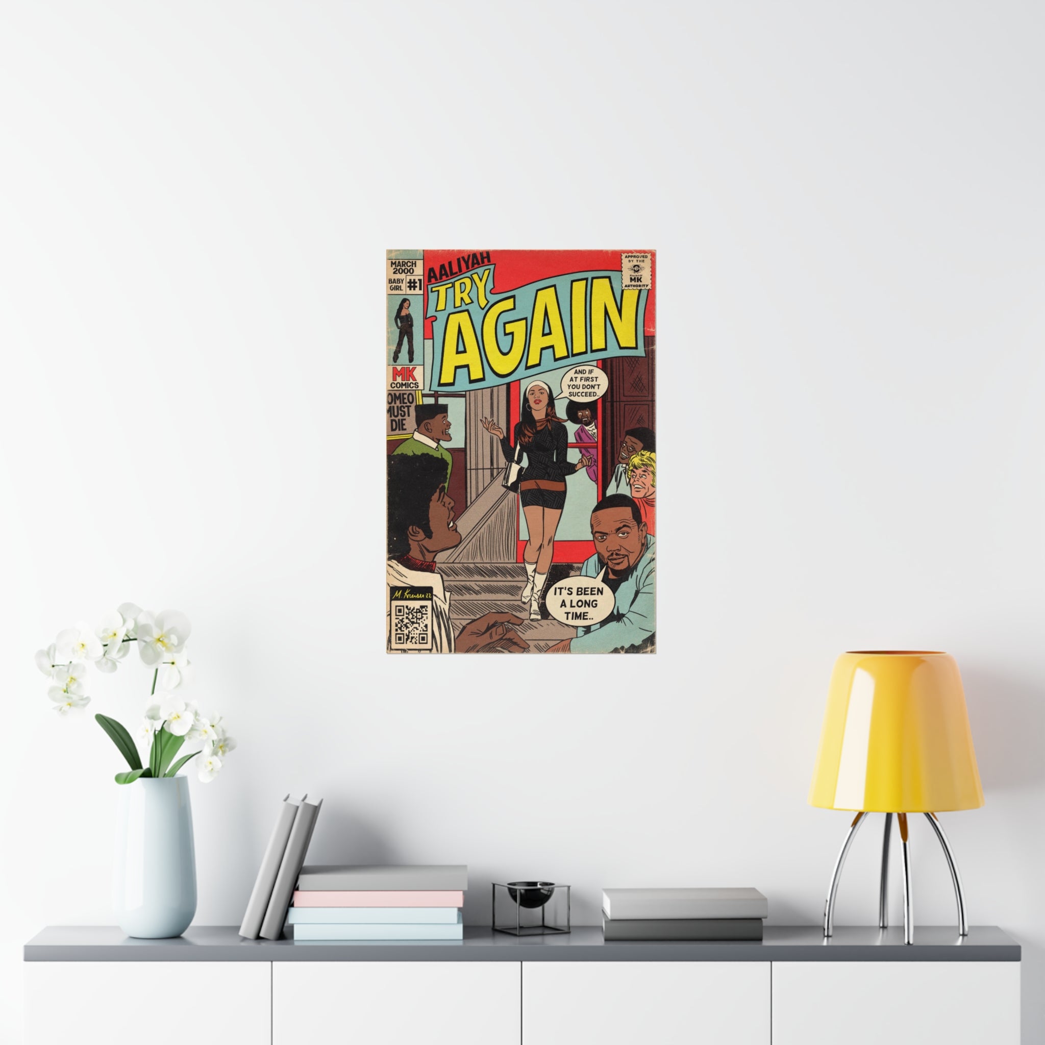 Try Again - Vertical Matte Poster