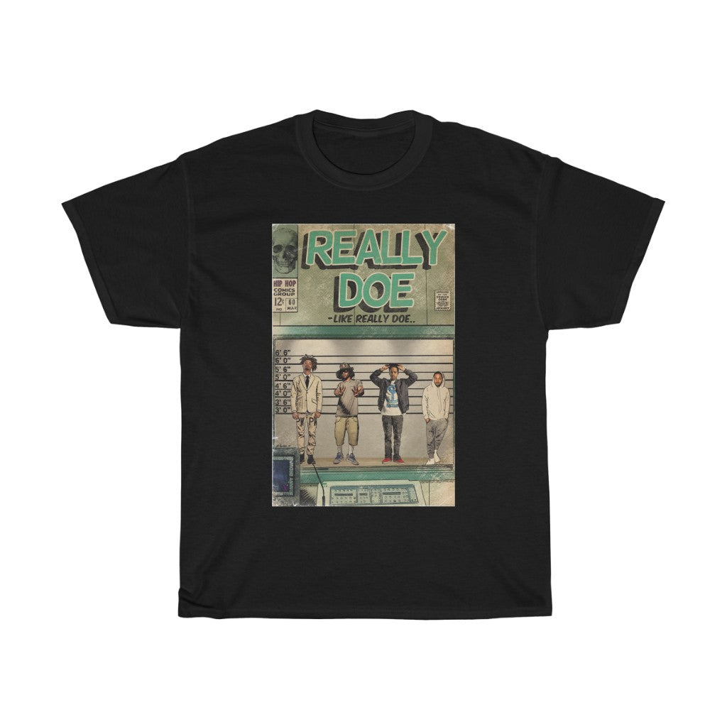 Danny Brown - Really Doe Comic Book T Shirt - Unisex - Ab Soul - Earl Sweatshirt- Kendr