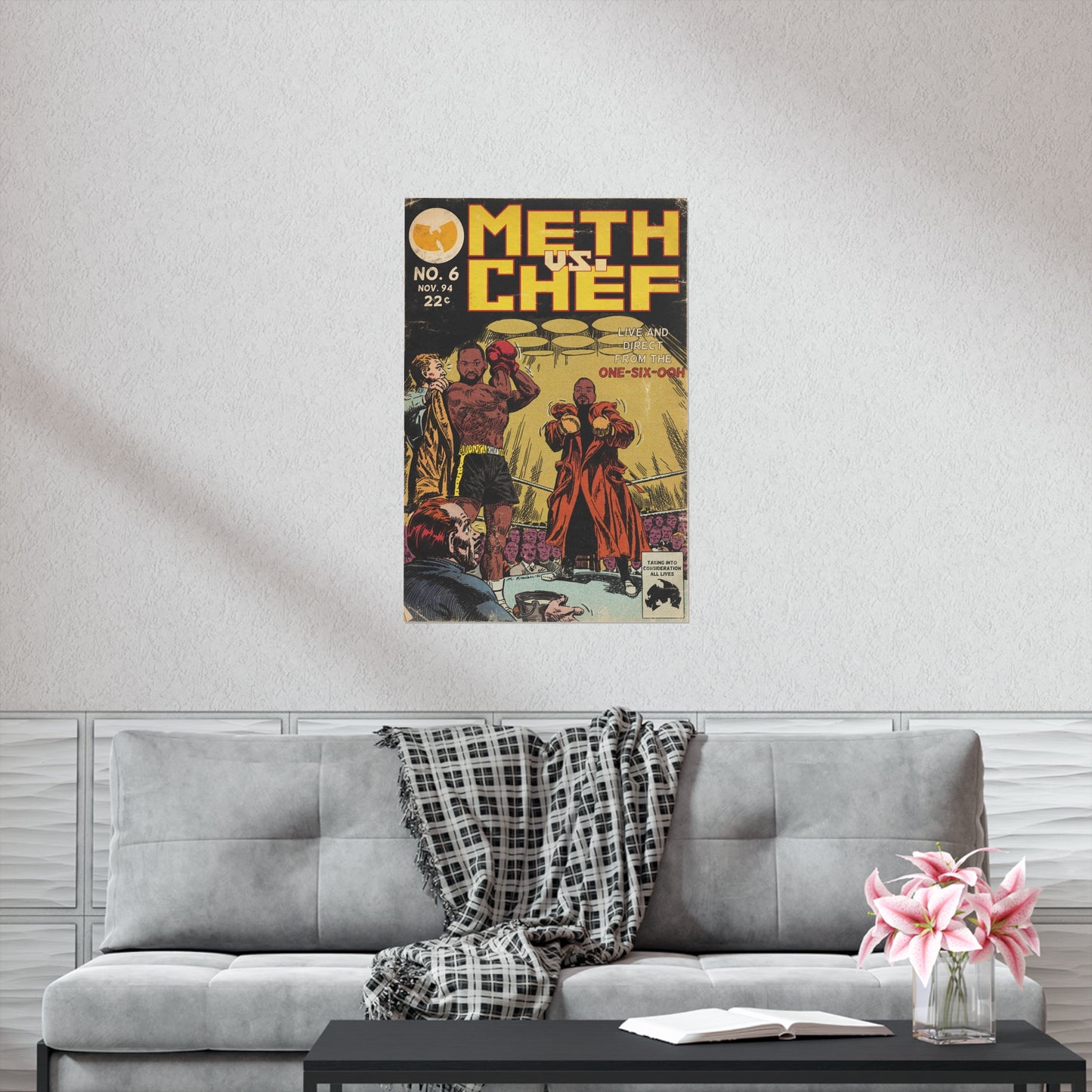 Method Man - Meth vs Chef - Raekwon - Vertical Matte Poster